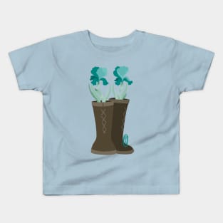 Iris Rain Boots Kids T-Shirt